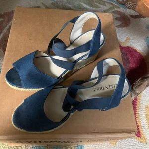 Women’s Navy Blue espadrille sandal